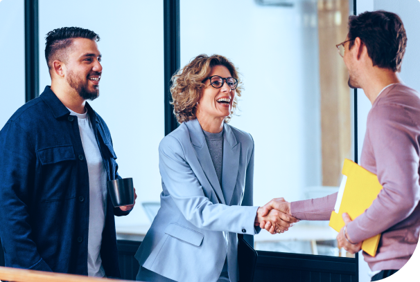 Dedicated IT Team Collaborating to Deliver Software Solutions