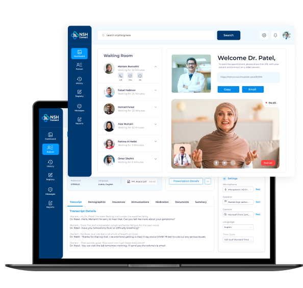 Integrated EHR Telemedicine Solution