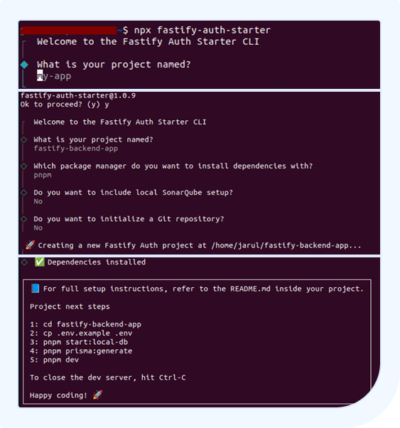 Scalable Fastify backend solutions