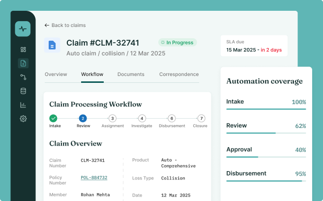 Automated Health Insurance Workflows Solutions