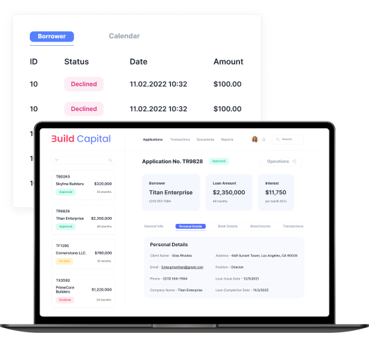 Construction Loan Management Platform