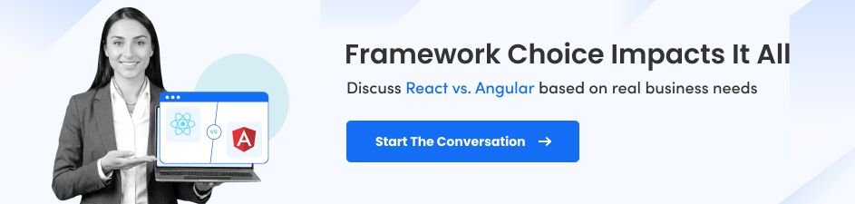 Discuss React vs Angular With Experts
