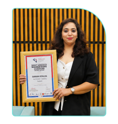 Sarrah Pitaliya wins CMO Asia most Admired Marketing Leader