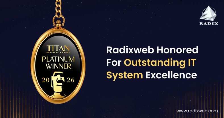 Radixweb Platinum Titan Business Award Winner