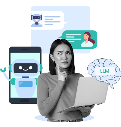 Difference Between AI Agents, Chatbots and LLMs