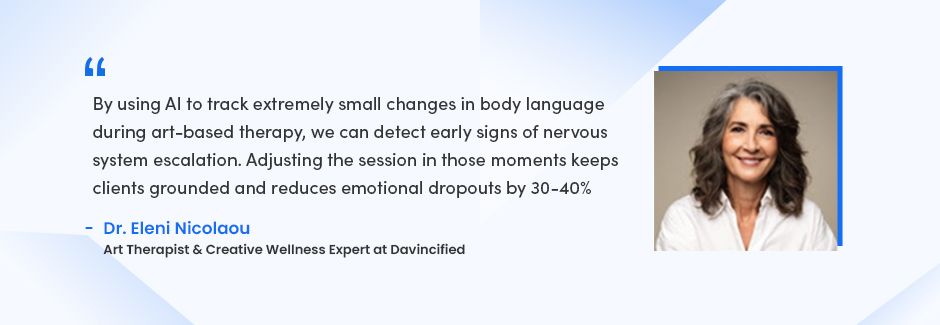 Dr. Eleni Nicolaou Speaking on Nervous System Monitoring using AI.