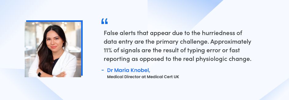 Dr. Maria Knobel Speaking on AI Alert Errors from False Input.