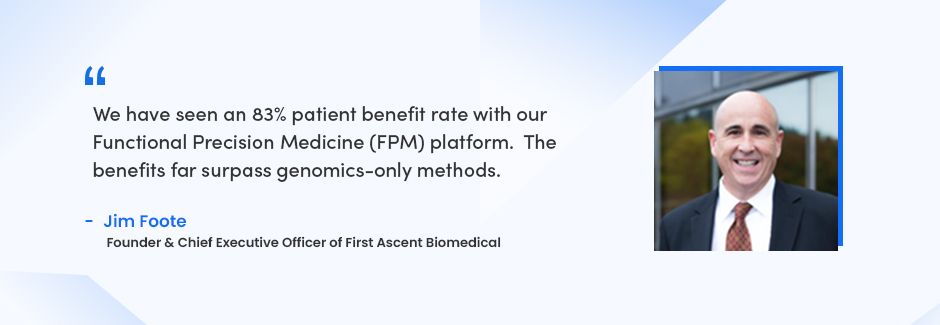 Speaking by Jim Foote: Clinical Benefits Enabled by Precision Medicine