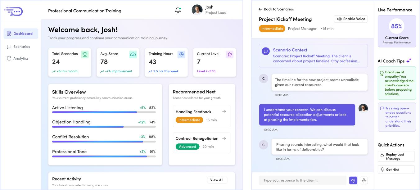 AI Based Enterprise Language Learning Solution