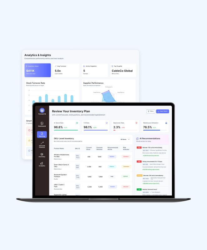 ML Inventory Forecasting Platform for Retail Distribution