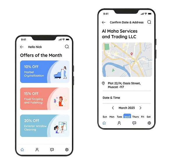Commercial Cleaning Operations Mobile Platform
