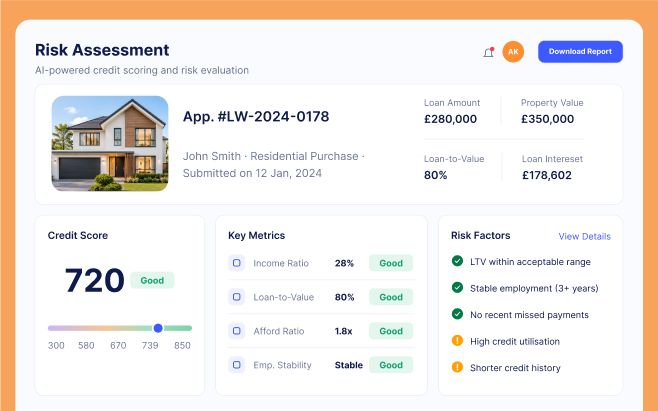 Mortgage Lending Risk Assessment Platform