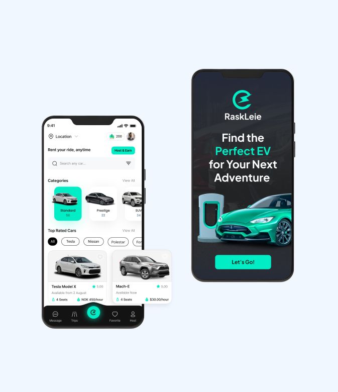 On-Demand MVP Development for an EV Rental Startup
