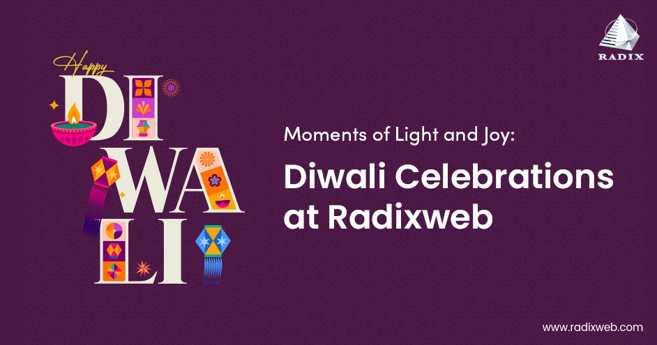 Festive Diwali Celebration at Radixweb office with Team Members